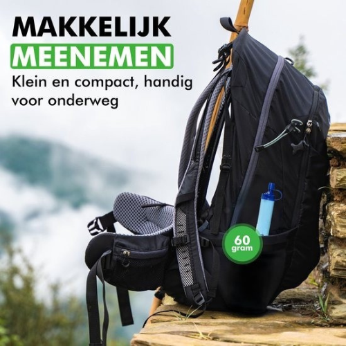 Waterfilter Straw – Schoon Drinkwater bij Stroomuitval & Nood | Stroomuitvalhulp Stroomuitvalhulp