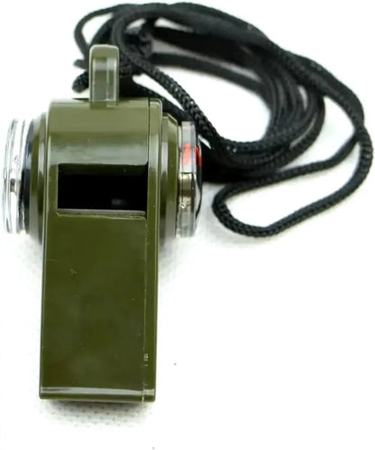 3-in-1 Noodoverlevingsfluitje – Met Kompas & Thermometer – 150dB Stroomuitvalhulp